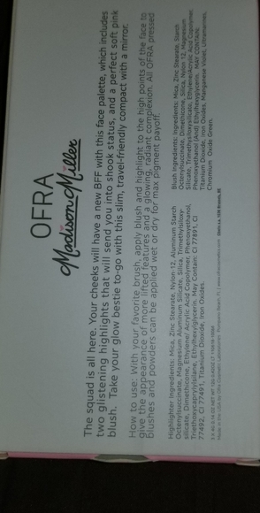 OFRA COSMETICS
OFRA x Madison Miller Squad Palett - Picture 3 of 3